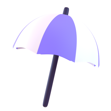 Free Beach Umbrella  3D Icon