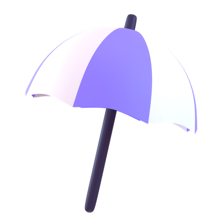 Free Beach Umbrella  3D Icon