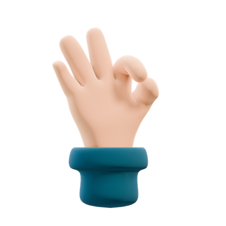 Free Beau geste geste de la main  3D Icon