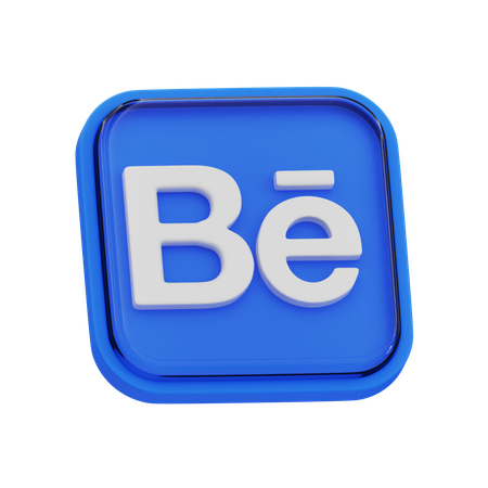 Free Behance  3D Icon