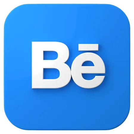 Free Behance  3D Icon