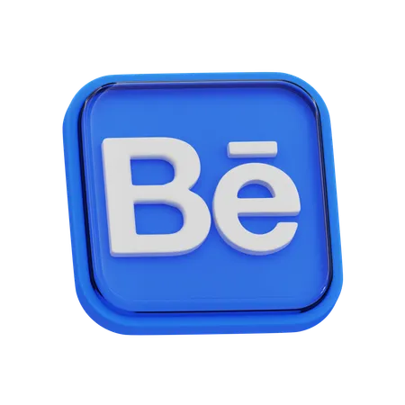 Free Behance  3D Icon