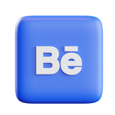 Free Behance  3D Icon