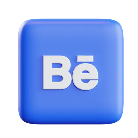 Free Behance  3D Icon