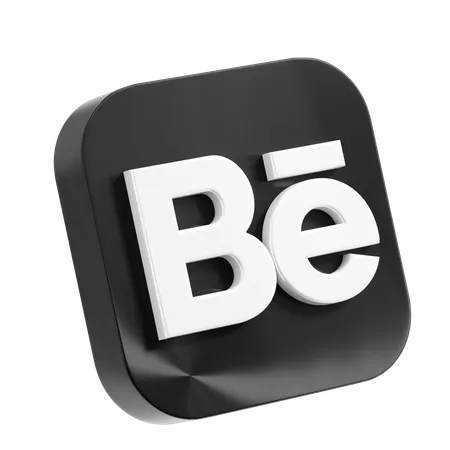 Free Behance  3D Icon