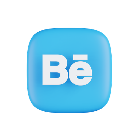 Free Behance  3D Icon