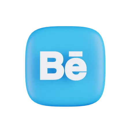 Free Behance  3D Icon