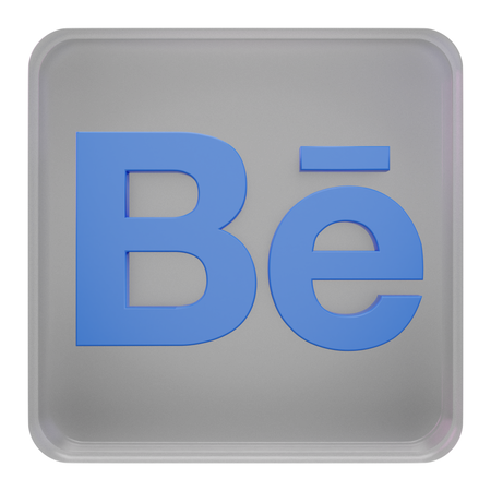 Free Behance  3D Icon