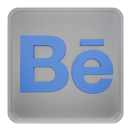 Free Behance  3D Icon