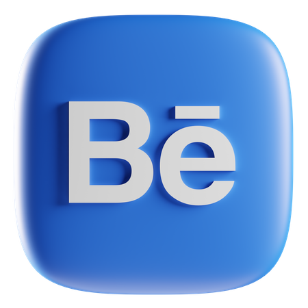 Free Behance  3D Icon