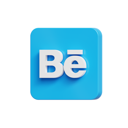 Free Behance  3D Icon