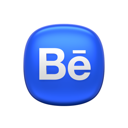 Free Behance  3D Icon