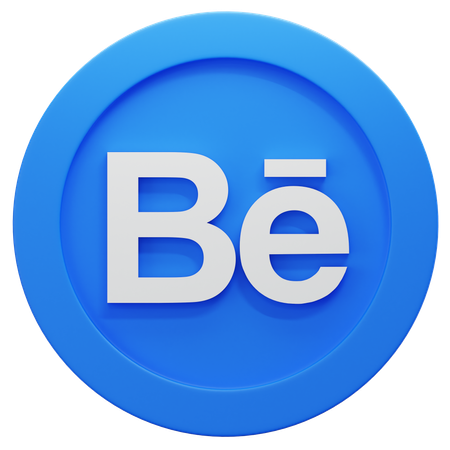 Free Behance  3D Icon