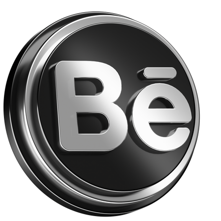 Free Behance  3D Icon