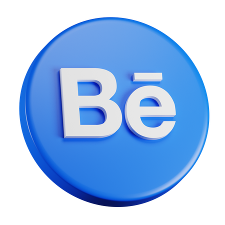 Free Behance  3D Icon