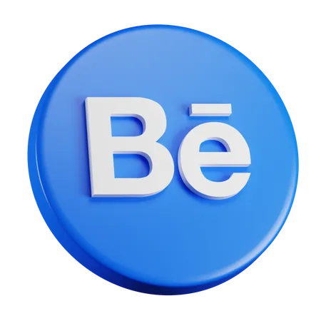 Free Behance  3D Icon