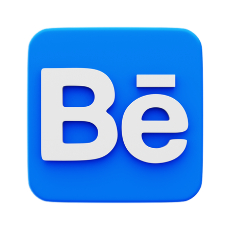 Free Behance  3D Icon