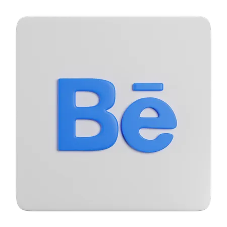 Free Behance  3D Icon