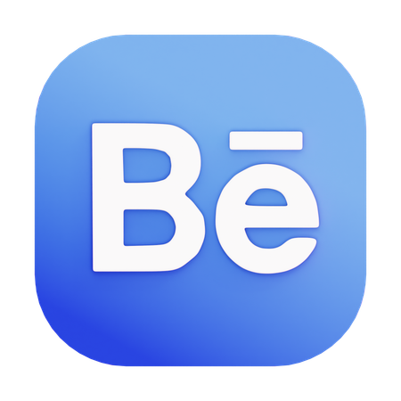 Free Behance  3D Icon