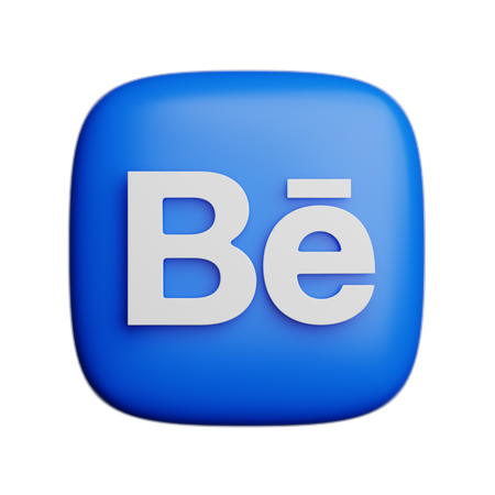 Free Behance  3D Icon