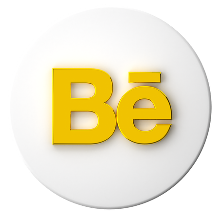 Free Behance  3D Icon