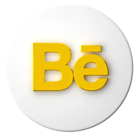 Free Behance  3D Icon