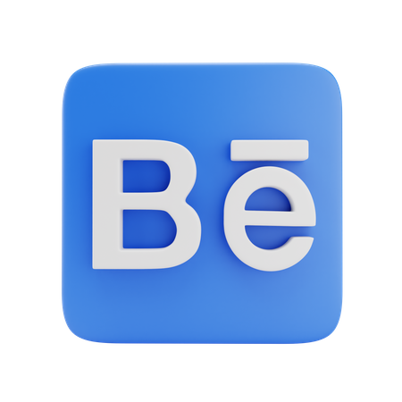 Free Behance  3D Icon