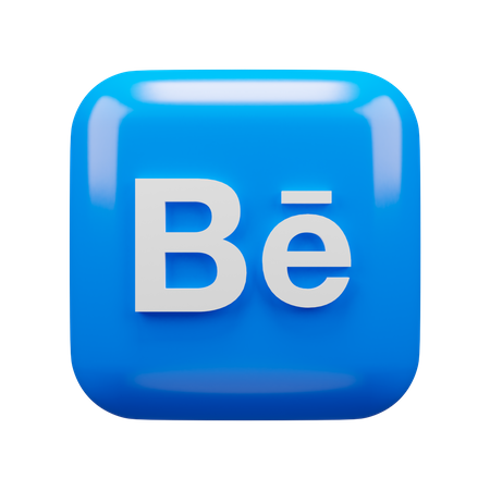 Free Behance  3D Icon