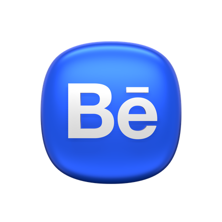 Free Behance  3D Icon