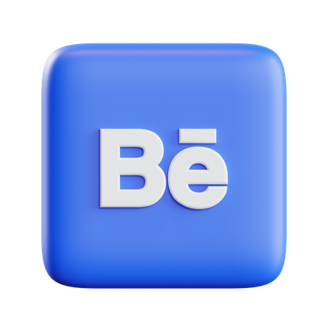 Free Behance  3D Icon