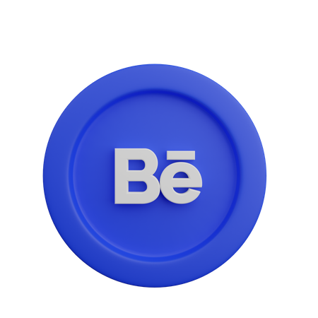 Free Behance  3D Icon