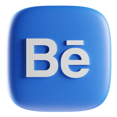 Free Behance  3D Icon