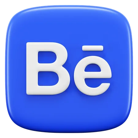 Free Behance  3D Icon