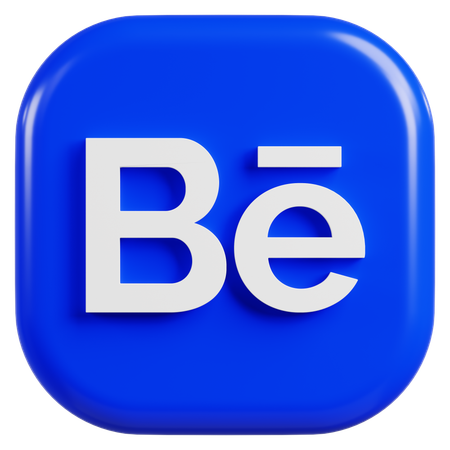 Free Logotipo do behance  3D Icon
