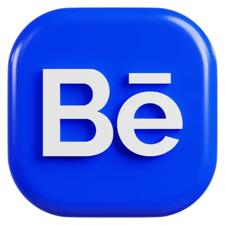 Free Logotipo do behance  3D Icon