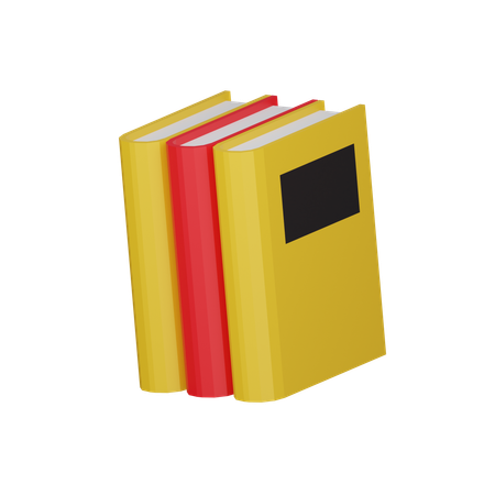 Free Biblioteca de livros  3D Icon