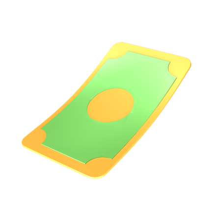 Free Billet d'argent  3D Icon
