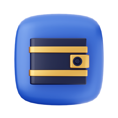 Free Billetera en efectivo  3D Icon