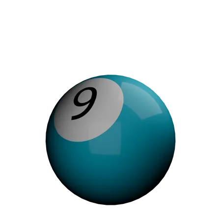 Free Billiard Ball  3D Icon