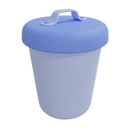 Free Bin  3D Icon