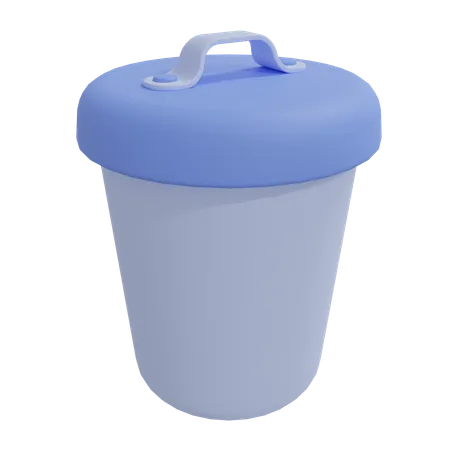 Free Bin  3D Icon