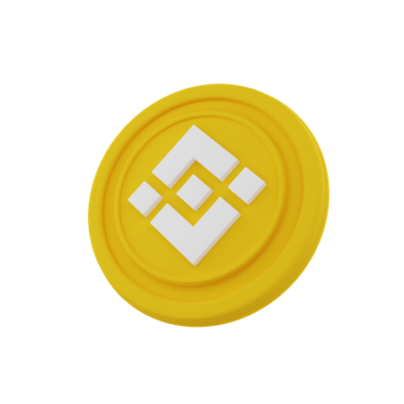 Free Binance  3D Illustration