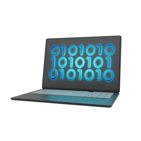 Free Binary Coding  3D Icon