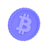 bitcoin logo 3d