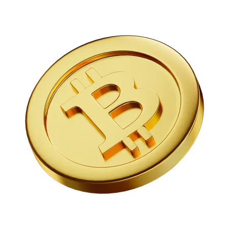 Free Bitcoin  3D Icon