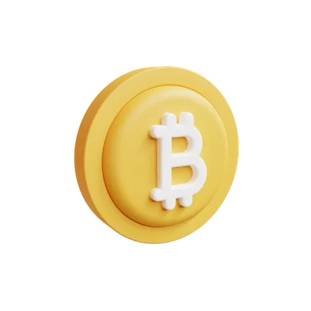 Free Bitcoin  3D Icon