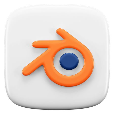 Free Blender  3D Icon