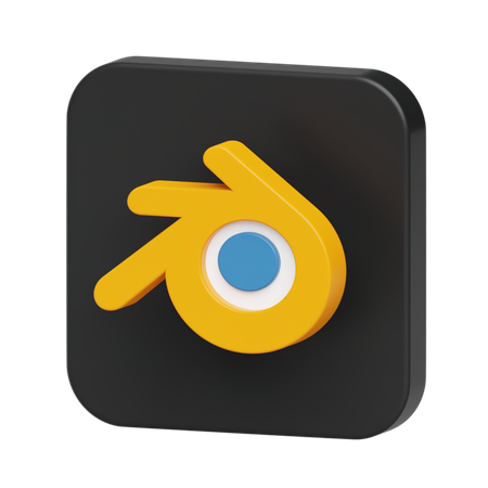 Free Blender Logo  3D Illustration