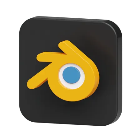 Free Blender Logo  3D Illustration