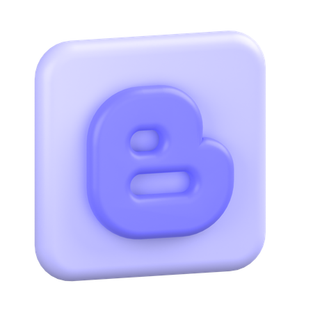 Free Blogger-1  3D Icon